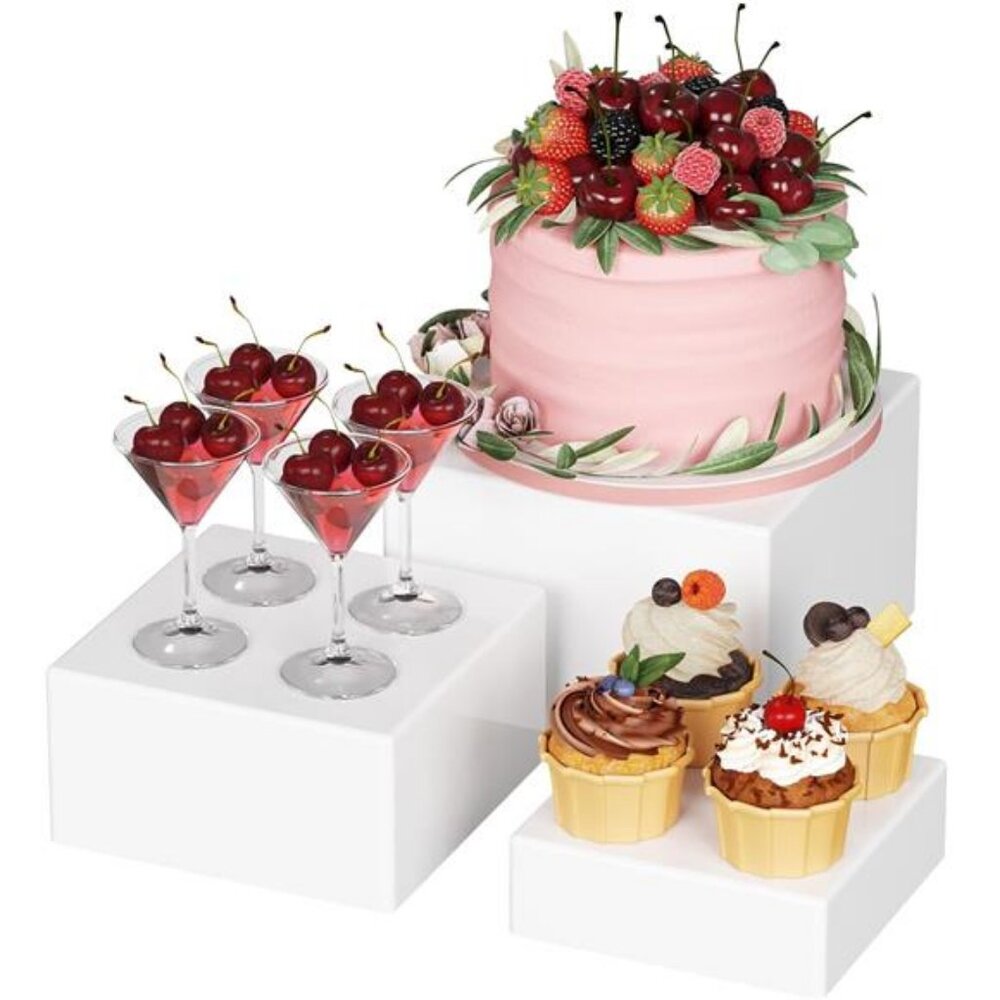 Buffet Risers and Stands, Food Risers for Buffet Table, Catering Dessert Stand